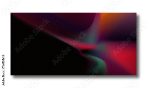 Abstract color gradient modern blurred background and film grain texture template with an elegant