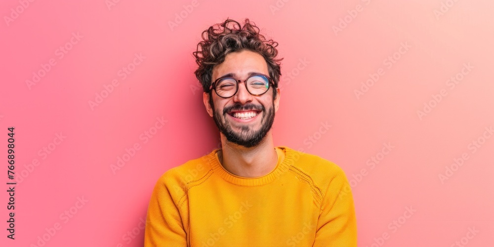 Happy South American Man Smiling