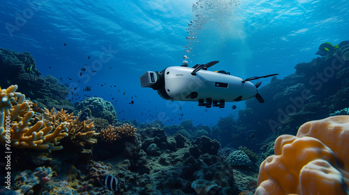 Autonomous Underwater Drones: Oceanic Explorers © William