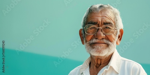 Elderly South American Man Smiling