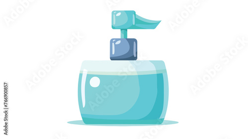 Soap dispenser icon cartoon vector. Aroma footcare. 