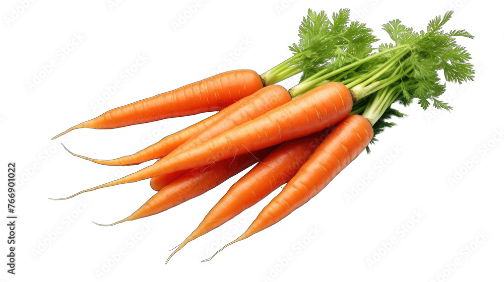 Create A High quality Carrots on white background Create A High quality Carrots on white background