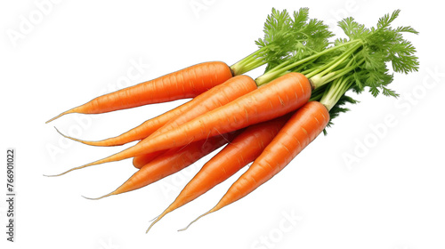 Create A High quality Carrots on white background