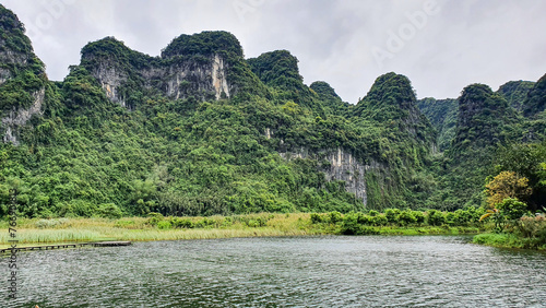 Beautiful Natural Landscape In Trang An Landscape Complex Of Ninh Binh Province, Vietnam. Trang An Area Was Designated As A Dual UNESCO World Heritage Site For Its Natural And Cultural Values.