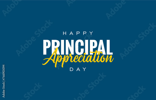 principal appreciation day holiday Concept