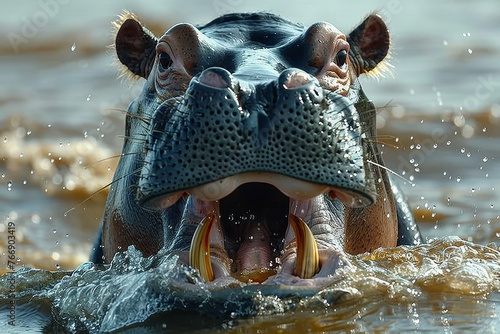 Hippopotamus: Enormous Size and Semi-Aquatic Herbivores