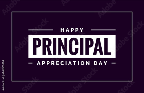 principal appreciation day holiday Concept
