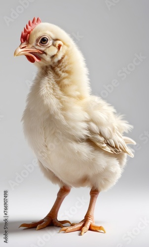 chicken isolated white background