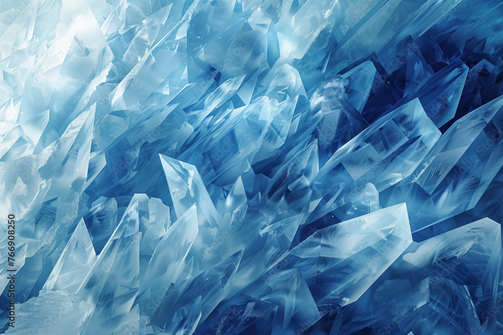 Closeup ice surface texture. Background image. Created with Generative AI technology. Closeup ice surface texture. Background image. Created with Generative AI technology.