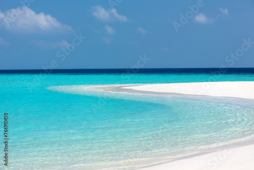 Idyllic beach in the Maldives, indian ocean , asia , nobody,  © Sakis  Papadopoulos 