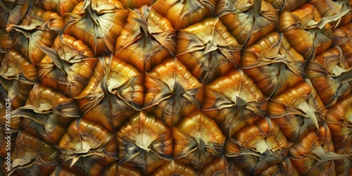 Organic Fruit Texture Close-up View