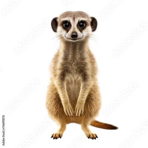 meerkat animal isolated on transparent background