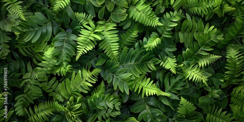 Lush Green Leaf Texture Closeup