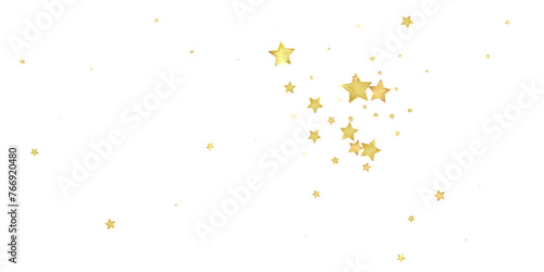 Magic stars vector overlay.  Gold stars scattered