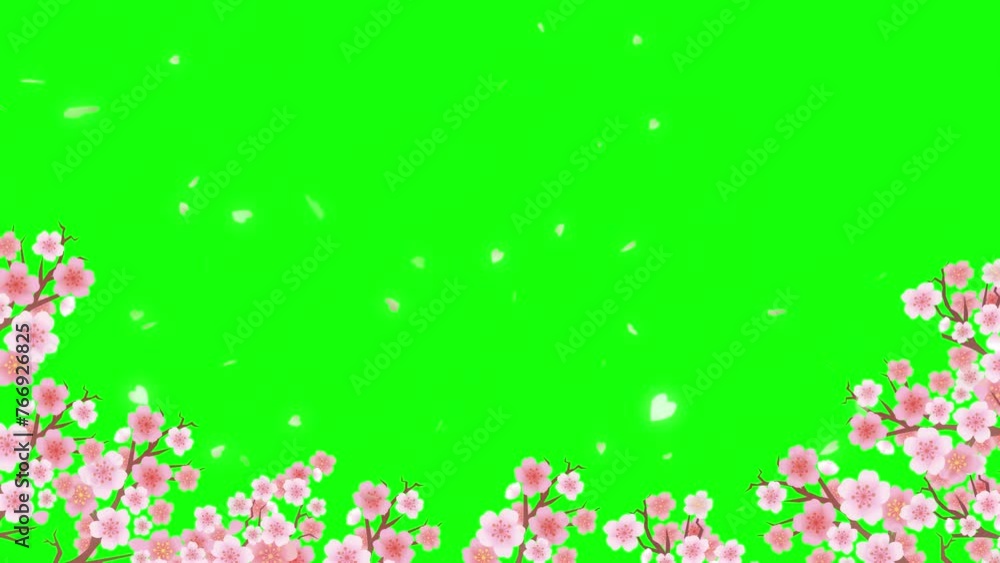 風になびく春の桜の花びら
風になびく春の桜の花びら