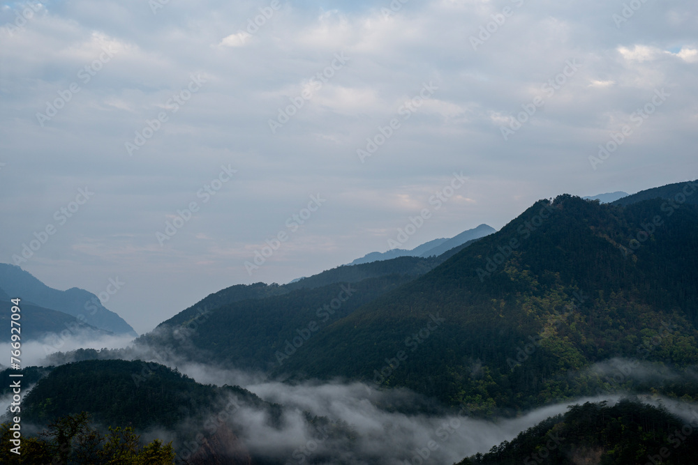 Lishan Mountains in Taichung of Taiwan Lishan Mountains in Taichung of Taiwan