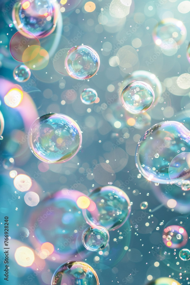 screen filled with bubbles