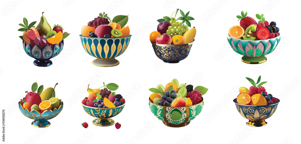 Fruits in a bowl Fruits in a bowl