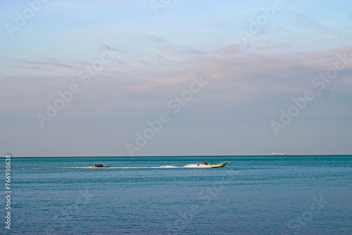 Fototapeta Naklejka Na Ścianę i Meble -  Boat on the sea