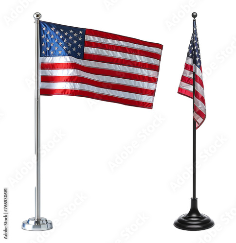 american flag set, generative ai