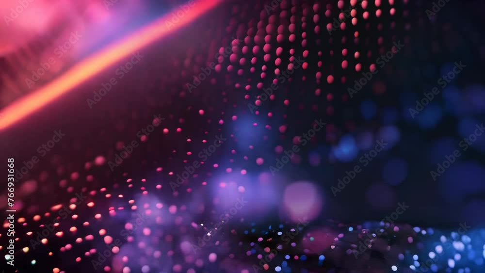 abstract digital particles with depth of field and bokeh abstract digital particles with depth of field and bokeh