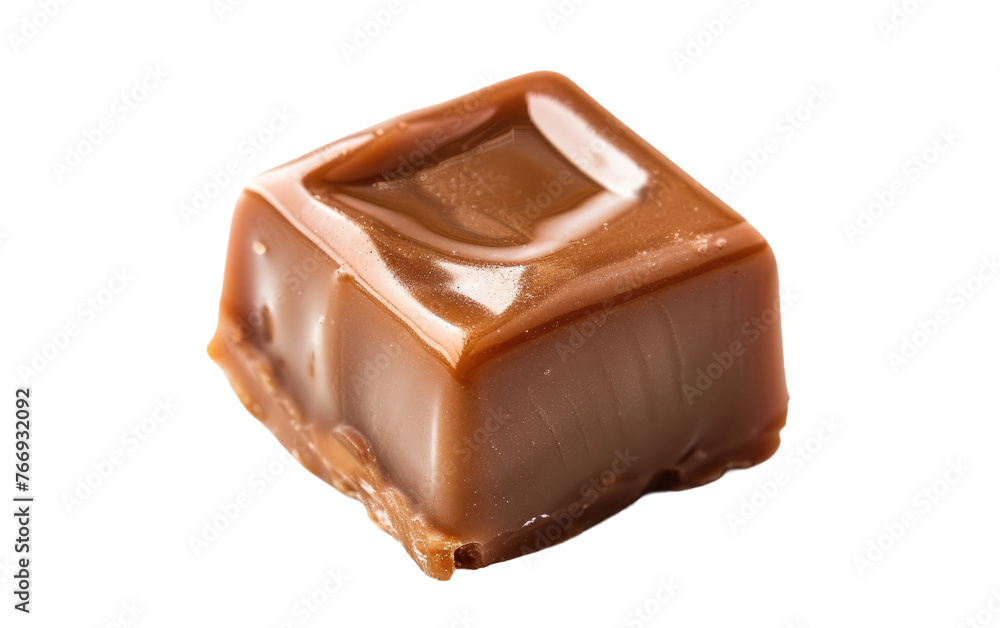 Caramel Delight: The Brown Candy Treat isolated on transparent Background Caramel Delight: The Brown Candy Treat isolated on transparent Background