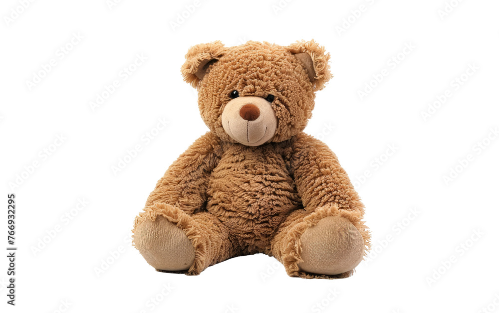 Fototapeta premium A Seated Brown Teddy Bear isolated on transparent Background