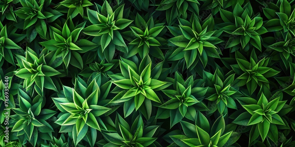 Green Leafs Organic Texture Close-Up Green Leafs Organic Texture Close-Up