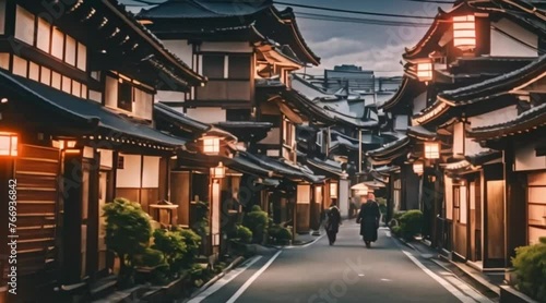 Wallpaper Mural spectacular Japanese-style urban area Torontodigital.ca