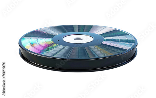 Ebony Encased DVD isolated on transparent Background