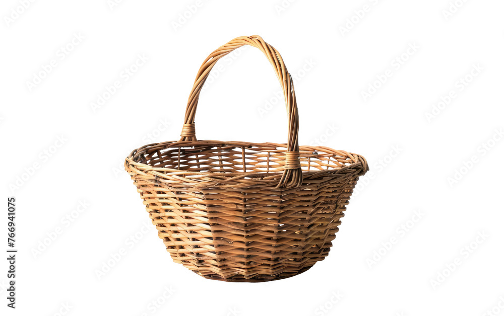 The Hollow Basket isolated on transparent Background
