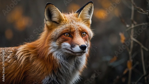 Enchantment in Scarlet: The Captivating Majesty of the Red Fox © SM