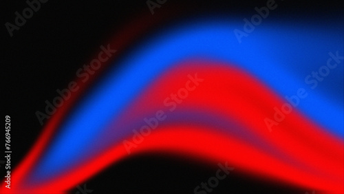 Red, black, blue Grainy noise texture gradient background