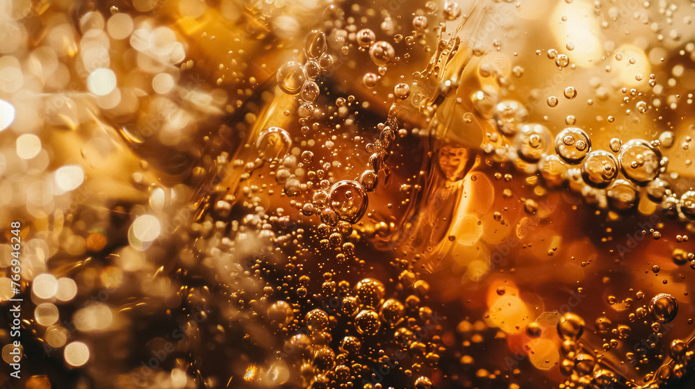 Macro shot of effervescent tablets fizzing in water, with the bubbles in sharp focus and the room softly blurred(114)(0) Macro shot of effervescent tablets fizzing in water, with the bubbles in sharp focus and the room softly blurred(114)(0)
