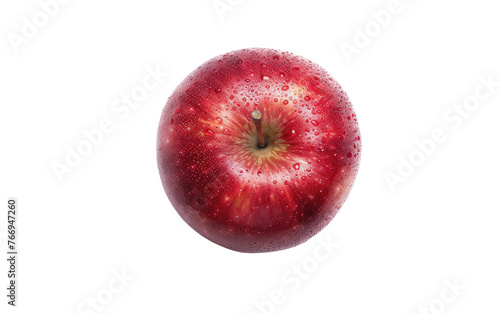 Descending Fruit: The Apple's Perspective isolated on transparent Background
