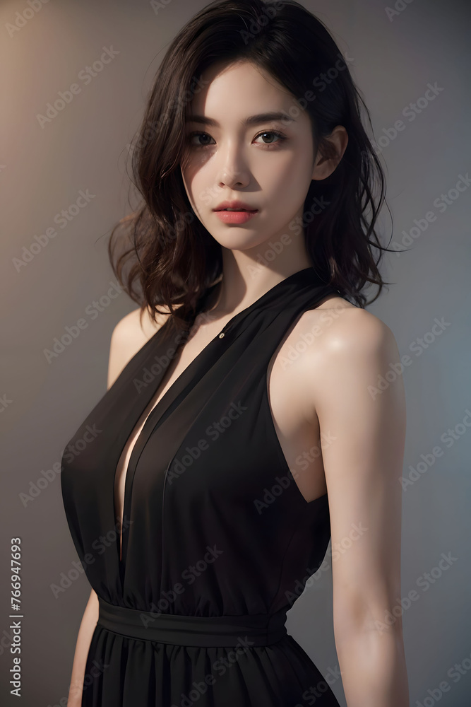 Naklejka premium portrait of a woman