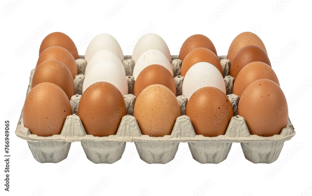 Paper-Panel Enclosed Hen Eggs isolated on transparent Background Paper-Panel Enclosed Hen Eggs isolated on transparent Background