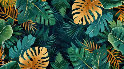 background with leaves