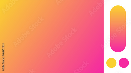 Yellow and pink gradient background with light blurred pattern. Abstract illustration with gradient blur design. Blurred colored abstract background. Colorful gradient. Vector illustration