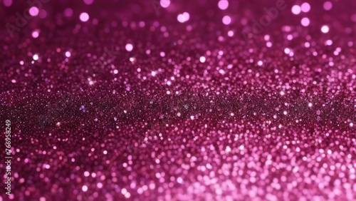 A close up of a pink background with glittery pink and red pieces of material © Sarbinaz Mustafina