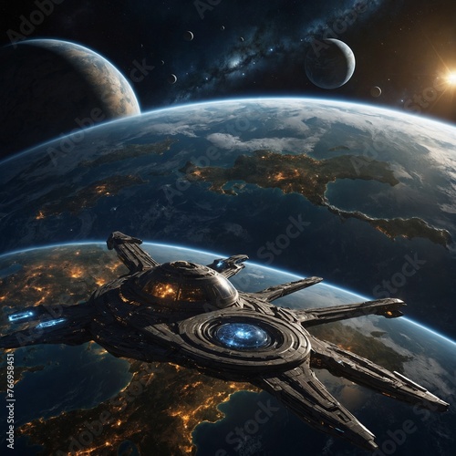  Establish trade routes with alien civilizations and barter for valuable resources and technology. With realistic image generation, interact with a diverse array of alien species and witness the bustl photo