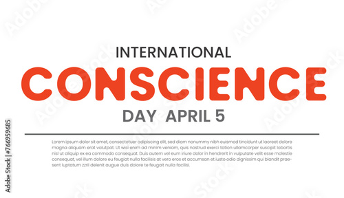 International Day of Conscience design