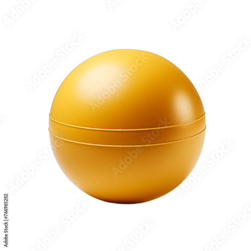 a golden ball isolated on transparent background