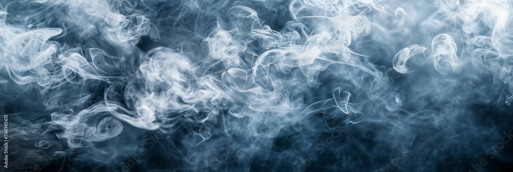 Whisps of smoke on a dark backdrop. Whisps of smoke on a dark backdrop.