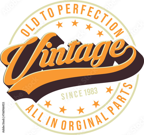 Old To Perfection Vintage Since 1983 All In Orginal Parts (2)