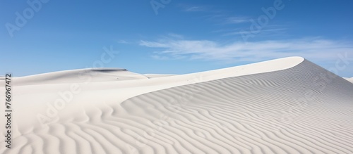 White Sand dunes background texture. Pattern of sand.