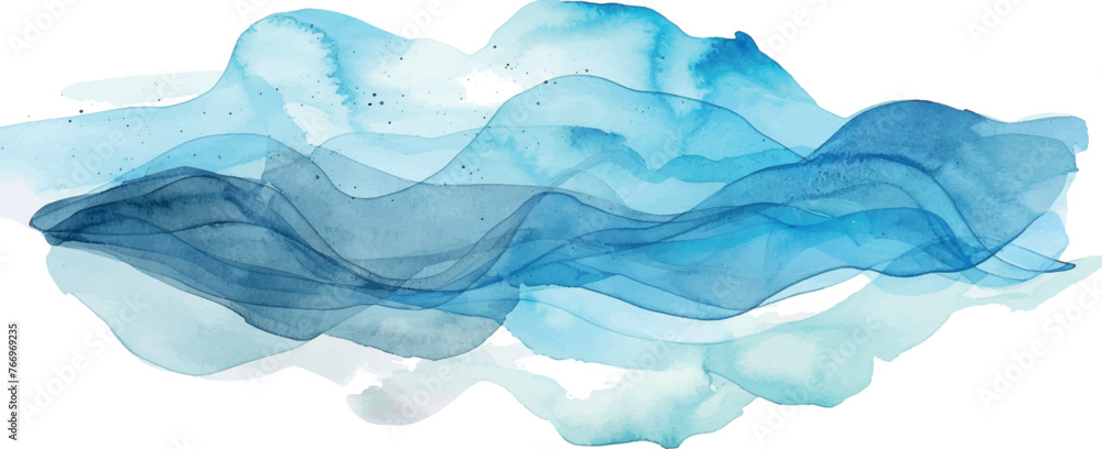 abstract blue wave watercolor background abstract blue wave watercolor background