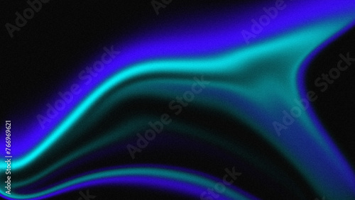 Fototapeta Naklejka Na Ścianę i Meble -  Blue and Turquoise Grainy noise texture gradient background