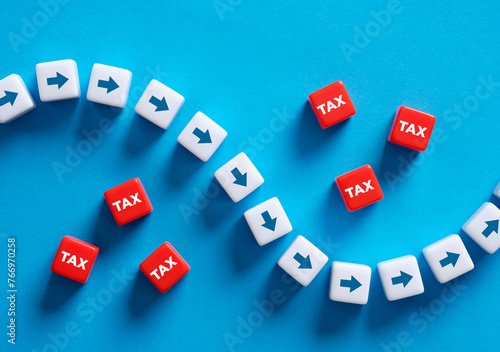 To avoid tax payments. Tax avoidance or evasion concept.