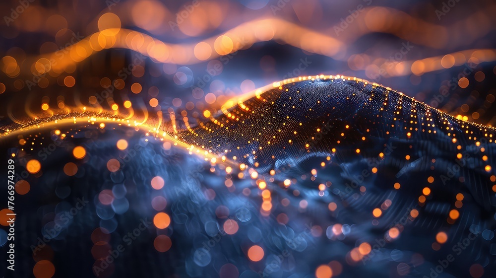 abstract glowing particles futuristic bokeh background abstract glowing particles futuristic bokeh background